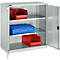 Draaideurkast Schäfer Shop Select MS-i 12409, plaatstaal, B 950 x D 400 x H 1215 mm, 3 OH, lichtgrijs, tot 150 kg 