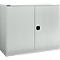 Draaideurkast Schäfer Shop Select MS-i 12412, plaatstaal, B 1200 x D 400 x H 1215 mm, 3 OH, lichtgrijs, tot 150 kg 