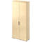 Draaideurkast TETRIS WOOD – B 1000 x D 421 x H 2270 mm (hoogte inclusief glijders) – 6 OH - ahorn decor – ons merk Schäfer Shop Genius