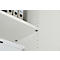 Draaideurkast TETRIS WOOD – B 1000 x D 421 x H 2270 mm (hoogte inclusief glijders) – 6 OH - wit – ons merk Schäfer Shop Genius