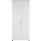 Draaideurkast TETRIS WOOD – B 1000 x D 421 x H 2270 mm (hoogte inclusief glijders) – 6 OH - wit – ons merk Schäfer Shop Genius