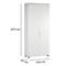 Draaideurkast TETRIS WOOD – B 1000 x D 421 x H 2270 mm (hoogte inclusief glijders) – 6 OH - wit – ons merk Schäfer Shop Genius
