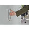Draaideurkast TETRIS WOOD – B 1200 x D 421 x H 2270 mm (hoogte inclusief glijders) – 6 OH - lichtgrijs – ons merk Schäfer Shop Genius