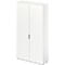 Draaideurkast TETRIS WOOD – B 1200 x D 421 x H 2270 mm (hoogte inclusief glijders) – 6 OH - wit – ons merk Schäfer Shop Genius