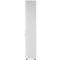 Draaideurkast TETRIS WOOD – B 800 x D 421 x H 2270 mm (hoogte inclusief glijders) – 6 OH - lichtgrijs – ons merk Schäfer Shop Genius