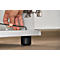 Draaideurkast TETRIS WOOD – B 800 x D 421 x H 2270 mm (hoogte inclusief glijders) – 6 OH - wit en grafiet – ons merk Schäfer Shop Genius