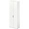 Draaideurkast TETRIS WOOD – B 800 x D 421 x H 2270 mm (hoogte inclusief glijders) - 6 OH - wit - ons merk Schäfer Shop Genius