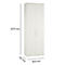 Draaideurkast TETRIS WOOD – B 800 x D 421 x H 2270 mm (hoogte inclusief glijders) - 6 OH - wit - ons merk Schäfer Shop Genius