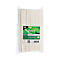 Drinkrietjes Papstar Pure, wegwerp, L 200 x Ø 6 mm, flexibel buigbaar &amp; knikbaar, gemaakt van FSC®-gecertificeerd papier, wit, 100 st.