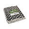 Drinkrietjes Papstar Stripes, voor shakes, wegwerp, L 200 x Ø 8 mm, gemaakt van FSC®-gecertificeerd papier, zwart-wit, 100 st.