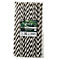 Drinkrietjes Papstar Stripes, wegwerp, L 290 x Ø 6 mm, gemaakt van FSC®-gecertificeerd papier, zwart en wit, 100 st.