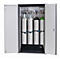Druckgasflaschenschrank G-ULTIMATE-90 Standard, Doppelflügeltür, 4x 50 l Flaschen, B 1198 x T 615 x H 2050 mm