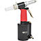 Nietzange, schwarz und rot, mit transparentem Aufsatz, Hebel und Griff. Aufdruck "KS TOOLS 515.3102 RB".