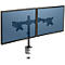 Dual Monitorarm Fellowes Reflex, bis 32' Breite, VESA, dreh-/schwenk-/neigbar, höhen- & tiefenverstellbar, schwarz