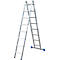 Dubbele ladder met scharnieren, 2 x 8 sporten