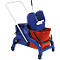 Dubbele rolemmer Poly III, Volume 30 liter, 2 x emmer 15 liter, met mop-pers