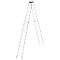 Dubbele trapladder, 2 x 16 sporten, + toolbag GRATIS