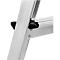 Dubbele trapladder van aluminium, 2 x 5 treden