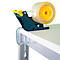 Duo plakband tafeldispenser, met schroefklem, L 175 x B 67 x H 130 mm, metaal