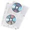 DURABLE CD/DVD-Hülle A4, für 4 CD/DVDs