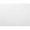 White mousepad with rounded corners. The surface is smooth and reflects light.