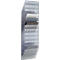 DURABLE folderhouder Flexiboxx 12, 12 vakken, A4, liggend, transparant