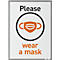 Durable Info pocket A4, A4, staand &amp; liggend formaat, insteekhulp, statisch hechtend, transparant/antracietgrijs, 5 stuks