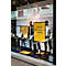 Durable Inforahmen DURAFRAME® Poster, A1 Hoch-/Querformat, für 2 Poster, selbstklebend, aufklappbarer Magnetrahmen, B 639 x T 28 x H 886 mm, PET, schwarz