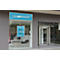 Durable Inforahmen DURAFRAME® Poster, Hoch-/Querformat, für 2 Poster, selbstklebend, aufklappbarer Magnetrahmen, B 745 x T 28 x H 1045 mm, PET, silber