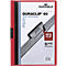 Durable Klemmmappen Duraclip, DIN A4, Kunststoff, mit Clip, rot