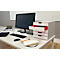 DURABLE ladebox VARICOLOR, 5 schuifladen, C4, grijs/wit