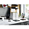 DURABLE ladebox VARICOLOR, 5 schuifladen, C4, grijs/wit
