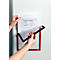 DURABLE magneetlijst DURAFRAME MAGNETIC A4, rood, 5 stuks