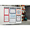 DURABLE magneetlijst DURAFRAME MAGNETIC, A4, zilver-metallic, 5 stuks