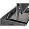 Durable Monitorständer EFFECT, 3-stufig, 60 % PET-Filz, bis 10 kg, Kabelauslässe, anthrazit