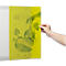 Durable Porte-revues rPET, A3 format portrait, autocollant grâce à 2 bandes adhésives au dos, PET recyclé, transparent, 5 pièces