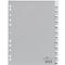 Durable PP-Register mit Wechseltaben, Kalender/Zahlen Jan.-Dez./1-12, grau