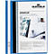 Blue DURAPLUS folder with white, black, and gray elements. Inscription 'DURABLE' and 'DURAPLUS' on the front.