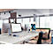 Durable Schreibunterlage, mit Dekorrille, blendfrei, rutschfest, 530 x 400 mm, transparent