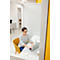 Durable Schreibunterlage, mit Dekorrille, blendfrei, rutschfest, 530 x 400 mm, transparent