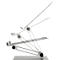 Durable Stand Rise laptopstandaard, voor laptops tot 17', rubberen pads, handmatig verstelbaar, met verzonken greep, aluminium