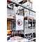 Durable Waterbestendige posterhoezen – voor A4 formaat - 2-zijdig- bevestiging met kabelbinders – transparant – set van 5 stuks