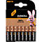 Duracell Alkaline Batterie Plus Extra Life, Micro AAA, LR03, 1,5 V, im Retail Blister, 16 Stück