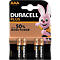 DURACELL® Batterien Plus, Micro AAA, 1,5 V, 4 Stück