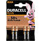 DURACELL® batterijen Plus, micro AAA, 1,5 V, 4 stuks