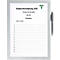 Duraframe Informationsrahmen NOTE A4, magnetische Vorderseite, silber-metallic