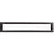 DURAFRAME® Magnetic TOP, magneetlijst voor opschriften, A3 staand/A4 liggend, zwart, 5 stuks