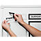 DURAFRAME® Magnetic TOP, magneetlijst voor opschriften, A3 staand/A4 liggend, zwart, 5 stuks