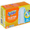 Yellow Swiffer Duster box. Top left: Logo with lettering. Orange background. Text: Duster Staubmagnet, 3x Capture.