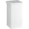 Dutch Design poubelle Carro-Lift, ignifuge, couvercle à soulever, système d'amortissement, L 300 x P 300 x H 600 mm, 55 l, blanc